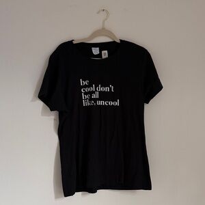 Bravo Quote Black Graphic T-Shirt